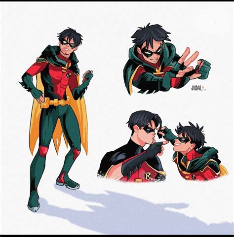 Robin Damian Wayne Artofit