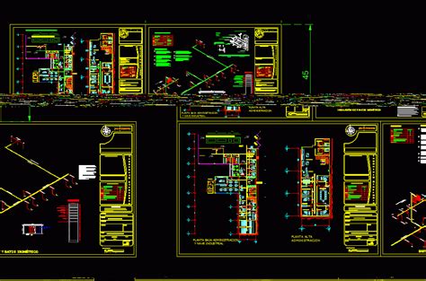 Banco De Ductos En Autocad A37