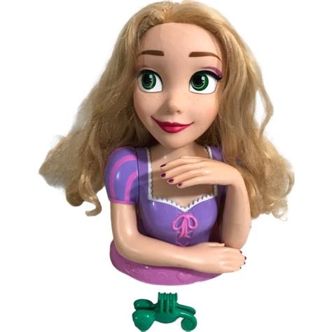 Disney Toys Disney Princess Rapunzel Deluxe Styling Head Doll Bust