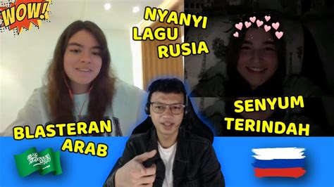 SENYUM PALING MANIS DARI CEWEK RUSIA PLUS DINYANYIIN LAGU RUSIA SAMA