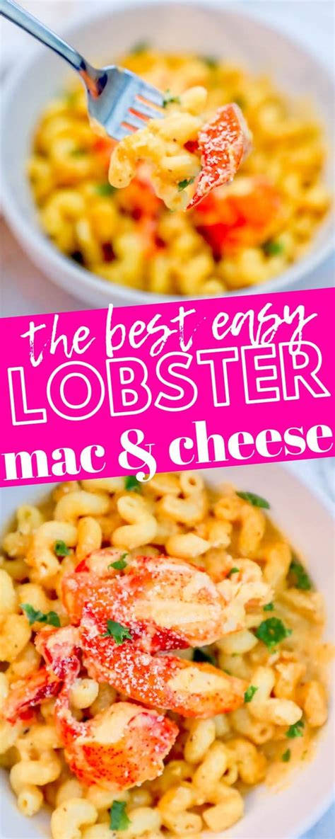 The Best Easy Lobster Mac And Cheese Recipe Lobster Mac And Cheese Gourmet Mac And Cheese