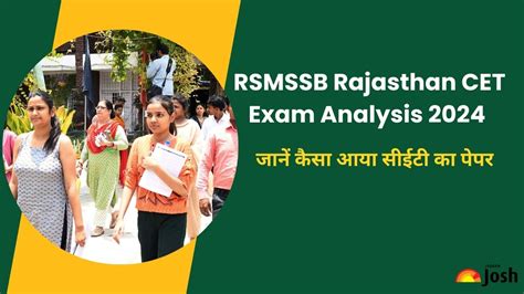 Live Updates Rsmssb Rajasthan Cet Exam Analysis