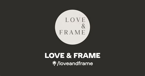 Love Frame Instagram Facebook Linktree