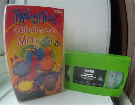 Tweenies Colours Are Magic Bbc Uk Pal Vhs Video Tape £5 99 Picclick Uk