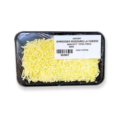 Shredded Mozzarella Cheese 200g – Wmart