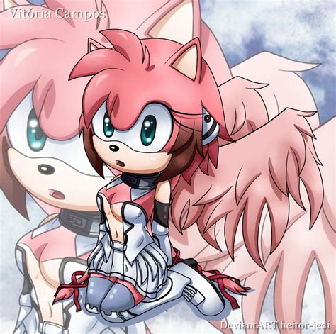 Amy Rose Sth Art Sonic Sonic The Hedgehog