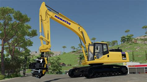 Fs22 Komatsu Pc300 V 10 Exevators Mod Für Farming Simulator 22