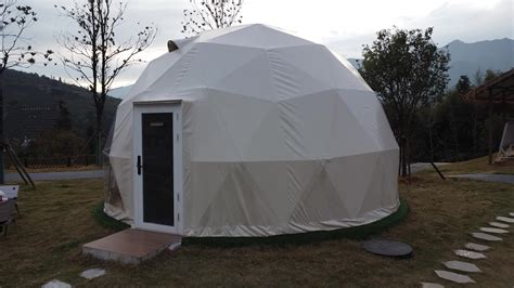 Geodesic Hotel Dome Tent Luxury Glamping Dome Tent Outdoor Pvc Dome