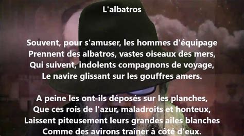 L Albatros Charles Baudelaire Lu Par Yvon Jean Youtube