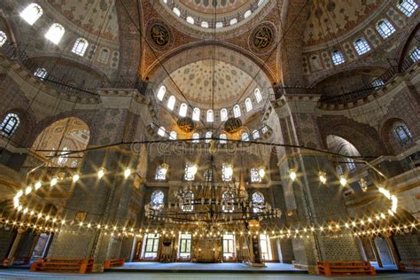 New Mosque Known Also As Yeni Camii In The Golden Horn Istanbul