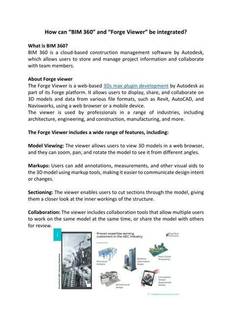 Ppt How Can Bim 360 And Forge Viewer Be Integrated Powerpoint Presentation Id12005868