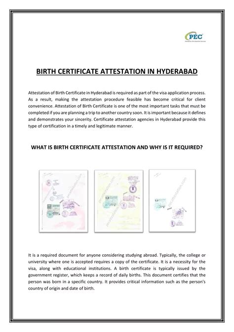 Ppt Birth Certificate Attestation In Hyderabad Powerpoint