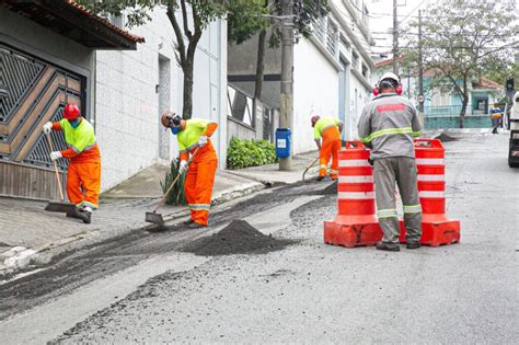 Prefeitura De S O Caetano Inicia Recapeamento Da Rua Engenheiro Cajado