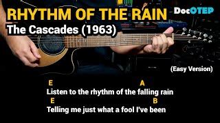 Rhythm Of The Rain The Cascades 1963 Easy Guitar Chords Tutorial