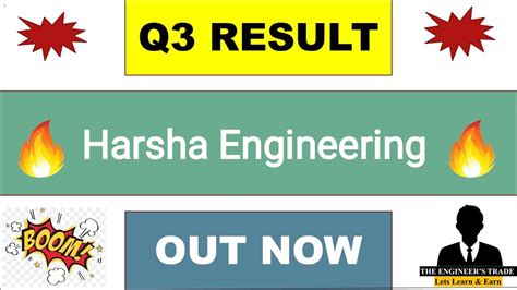 Harsha Engineering Q Results Harsha Engineers Q Results Harsha