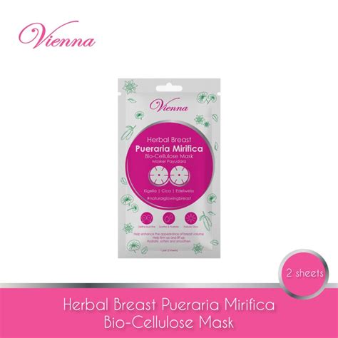 Jual VIENNA HERBAL BREAST PUERARIA MIRIFICA BIO CELLULOSE MASK 2