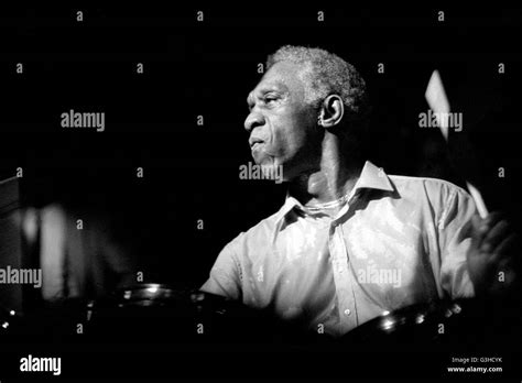 Art Blakey Jazz Drummer 1988 Stock Photo Alamy