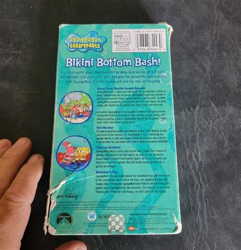 SPONGEBOB SQUAREPANTS Bikini Bottom Bash VHS 2002 11 45 PicClick CA