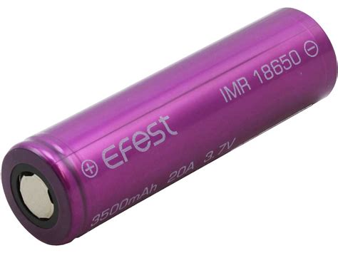 Efest Imr Rechargeable Flat Top V Li Ion Battery