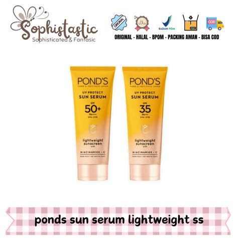 Sps Pond S Ponds Uv Protect Sun Serum Spf Pa Uva Uvb Lightweight