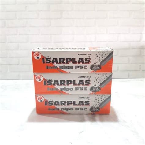 Jual Lem Isarplas Tube Lem Pipa Pvc Gram Shopee Indonesia