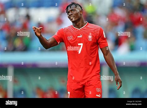 Breel Embolo Da Su A During The Qatar World Cup Match Group G