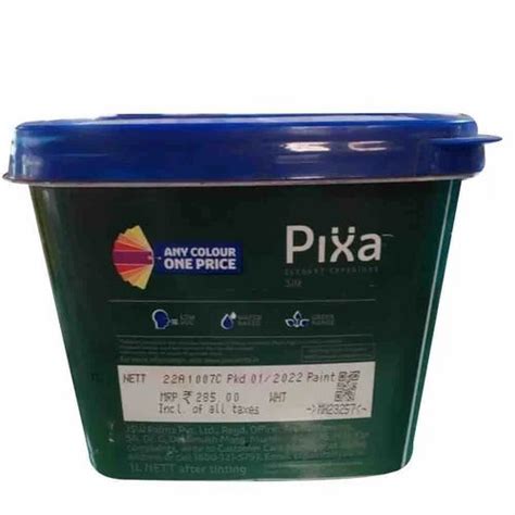 JSW Pixa Elegant Silk Interior Paint Packaging Size 1 L At Rs 285