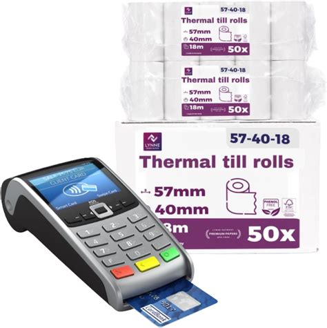 Ec Cash Thermorollen 57mm X 18m X 12mm Kassenrollen Thermopapier