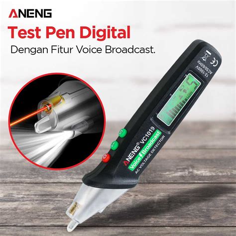 Jual Aneng Tespen Digital Multimeter Ncv Voice Broadcast Jakmall