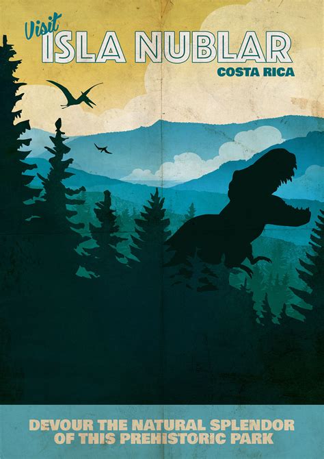 Visit Isla Nublar Jurassic Park Inspired Costa Rica National Etsy