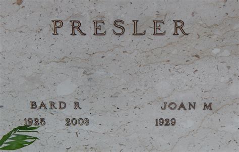 Bard Raymond Presler (1925-2003) - Find a Grave Memorial