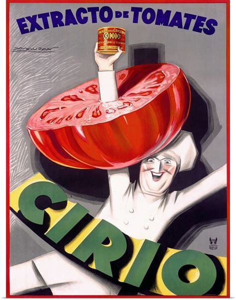 Cirio Vintage Poster By Achille Luciano Mauzan Vintage Posters