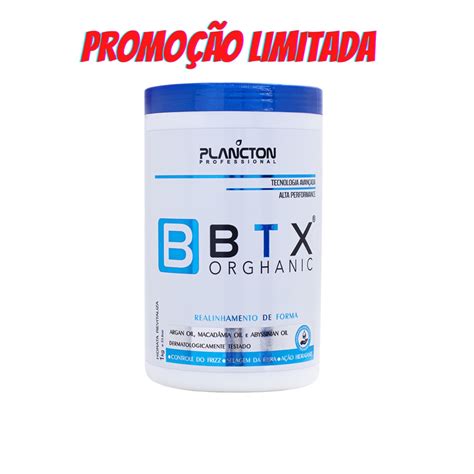 Botox Plancton Btx Orghanic Sem Formol Profissional Sal O Kg Selagem