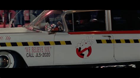 Ghostbusters 2: Ecto-1 has the Ghostbusters 2 logo on its side. The ...