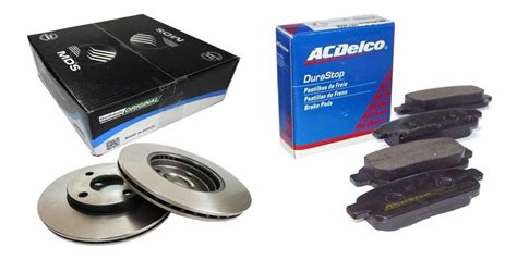 Kit Discos De Freio Dianteiros Mds Pastilhas Acdelco Onix