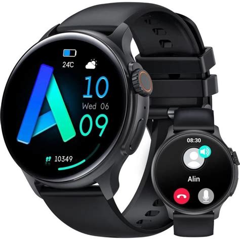 Montre Connect E Pour Hommes Et Femmes Cran Tactile Amoled De