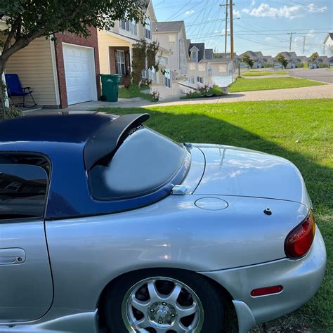 Hardtop Roof Spoiler Fit To Mazda Mx Na Nb Hard Top Miata Black