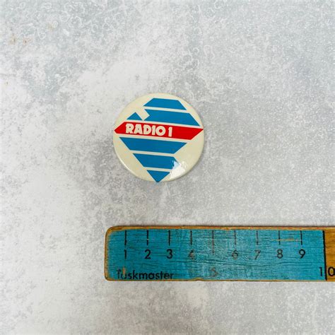 Vintage Radio 1 Badge 80s Badge Collectable Pin Badge Etsy