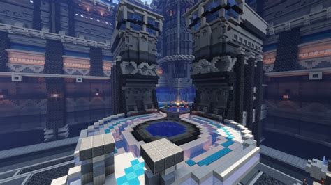 Sci-fi Base Spawn Minecraft Map