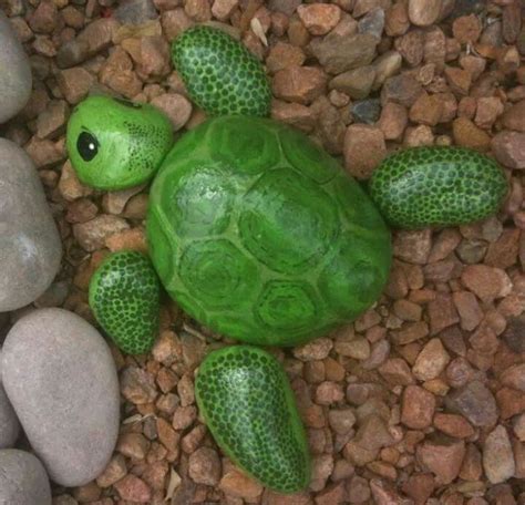 Tortuga Con Piedras Manualidades Con Piedras Tortugas Pintadas