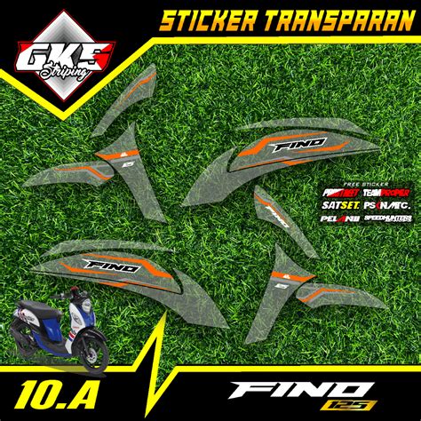 Jual STRIPING TRANSPARAN FINO FI 125 VARIASI LIST MOTOR DESAIN