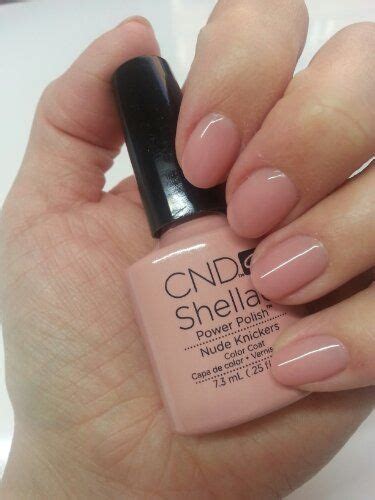 Cnd Shellac Nude Knickers A Semi Sheer Colour With A Peachy Pink Finish