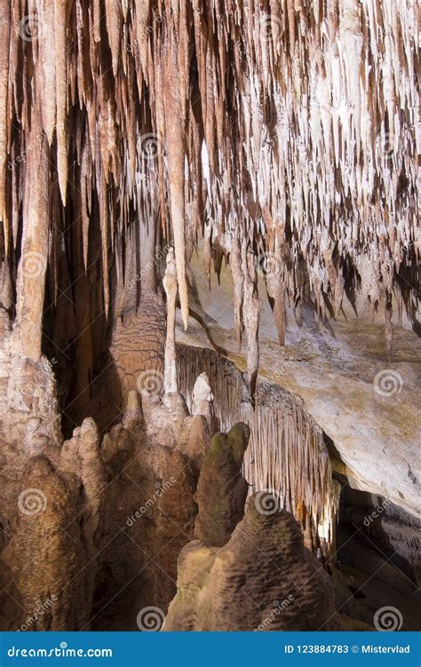 Dragon Cave Cuevas Del Drach Porto Cristo Mallorca Spain Stock Image