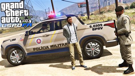 GTA V PMBA PATRULHAMENTO A FIAT TORO DA POLÍCIA RODOVIÁRIA DA