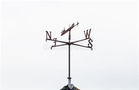 Metal Weather Vane stock image. Image of west, iron - 110838589