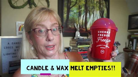 Candle Wax Melt Empties Youtube