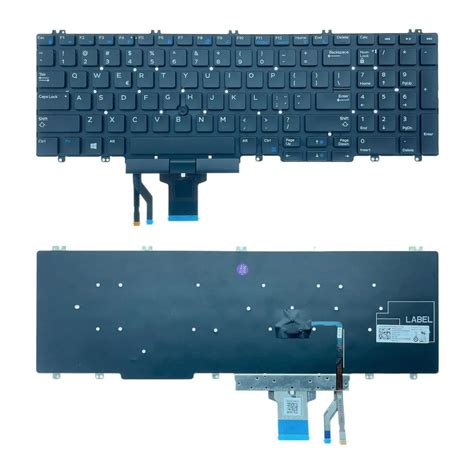 Novo Teclado Do Port Til Dos EUA Para Dell Precision 7530 7540 M7530