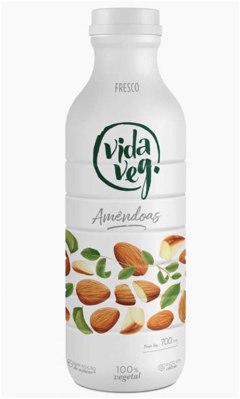 Leite Fresco De Amêndoas Vida Veg 700ml Congelados e Refrigerados