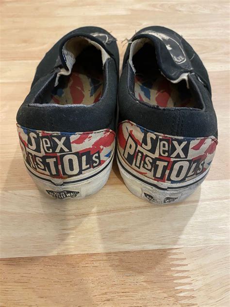 Vans Sex Pistols Slip On Men S Fashion Footwear Sneakers On Carousell