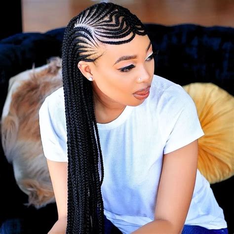 50 Braided Hairstyles with Bangs For a Regal Look - Coils and Glory ...